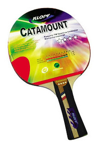 Raquete Tênis Mesa Ping-pong Lisa 4 Estrelas 5016 Klopf