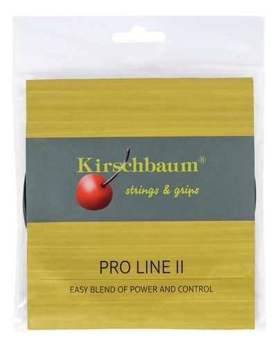 Corda Kirschbaum Pro Line 2 16l 1.30mm Set Individual Preta