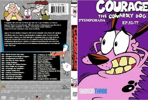 Dvd Coragem O Cão Covarde Completo Dublado