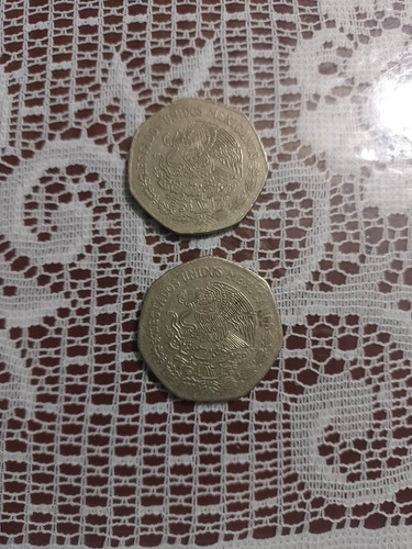 De Colección Set 2 Monedas $ 10 Pesos Miguel Hidalgo 1982 (Usado)