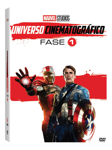 Imagem 2 de 3 de Box Filmes Fase 1 E 2 Universo Marvel Filmes 12 Dvd's Novo