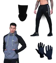 Comprar Conjunto! Buzo Hombre G + Pantalón Chupín + Guantes + Cuello