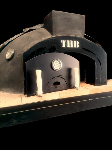 Puerta Para Horno De Barro Con Frente Y Tapa De Apoyo Thb