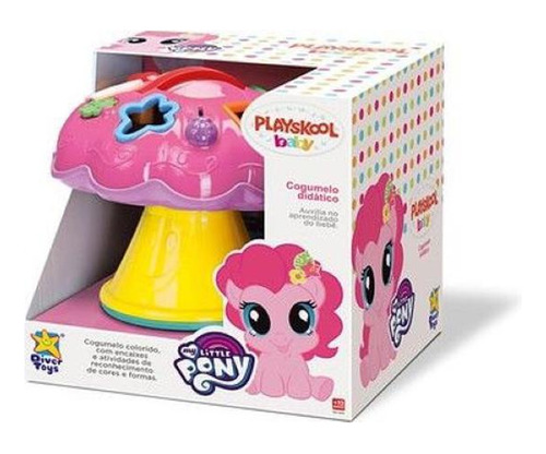 My Little Pony Cogumelo Encaixe Playskool - Diver Toys 8133