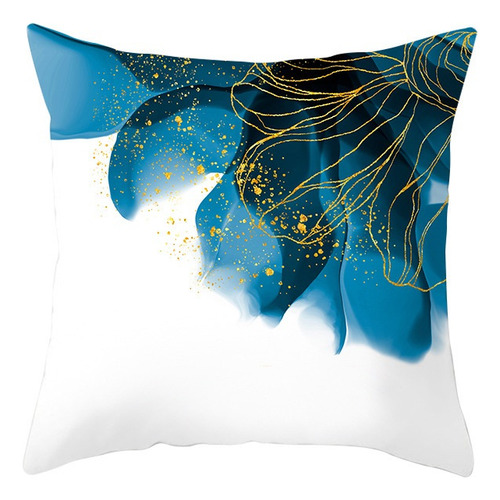 Funda De Almohada De Tinta Azul 9pcs, Funda De Almohada