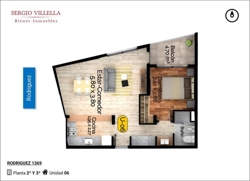 Imagen 9 de 11 de 1 Dormitorio En Venta En Rosario