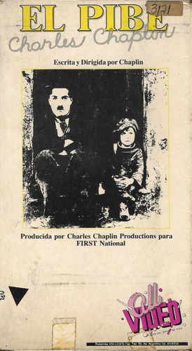 Charles Chaplin El Pibe Vhs Jackie Coogan The Kid
