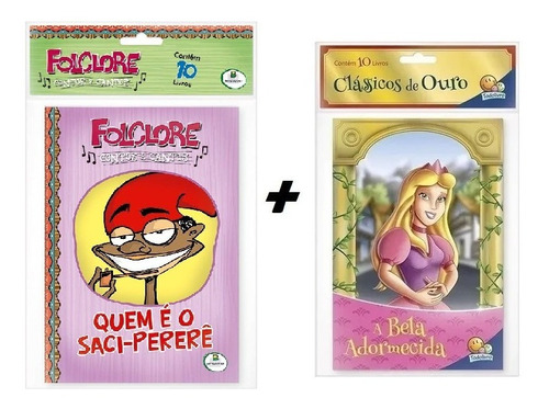 Coleção Folclore Contos E Cantos + Clássicos -kit C/ 20 Vol.