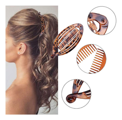 9 Uds. Pinzas Para El Pelo De Plátano Con Forma De Pinzas .
