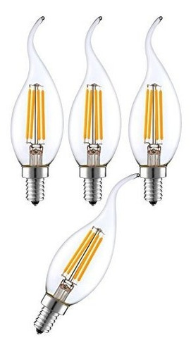 Focos Led - Sleeklighting 3.5 Watt E12 Led Filament Candelab