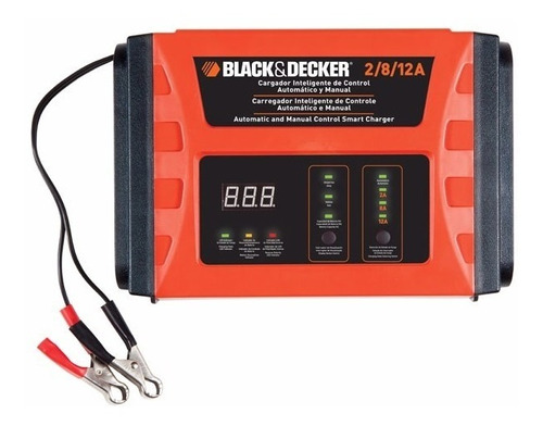 Cargador Bateria Auto Inteligente 12amp Black + Decker Bc12