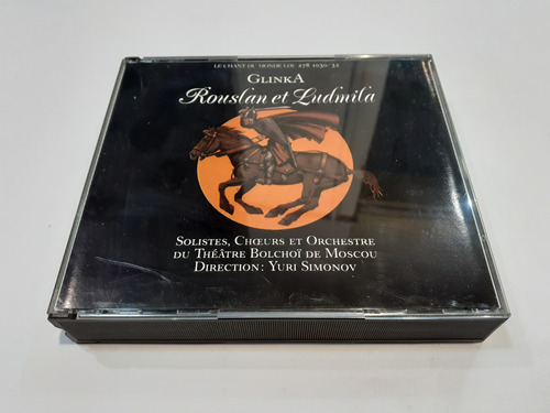 Rouslan Et Ldumila, Glinka, Simonov - 3cd 1990 Alemania Mint