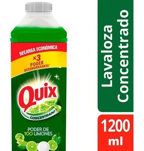 Quix Lavaloza Concentrado Limón 1.2lt