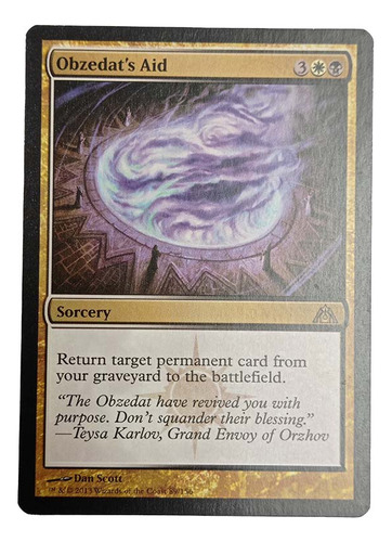 Carta Obzedat's Aid [dragon Maze] Mtg Sorcery