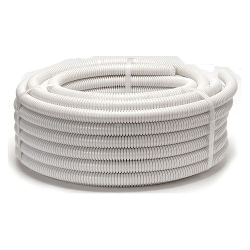 Pack 8 Caño Corrugado Liviano Pvc 3/4 Rollo 25mts Antillama