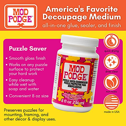 Mod Podge Puzzle Saver (8 Onzas), Cs15068, Blanco