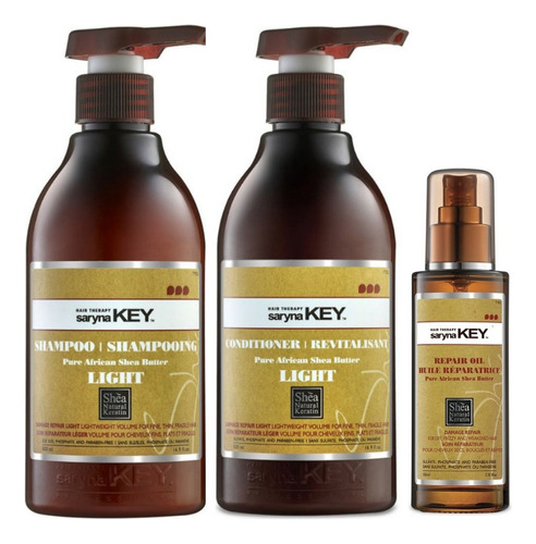 Kit Tratamiento Reparacion Cabello Dañado Saryna Key 500 Ml