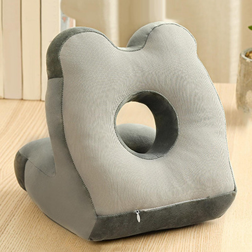 Cojín Para Dormir Con Soporte Para El Cuello Gris Oscuro