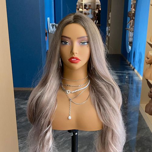 Cabeza Femenina Cabeza De Maniquí Con Pantalla De Hombro