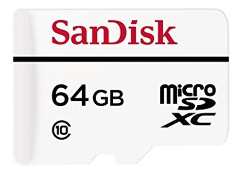 Sandisk Tarjeta De Vídeo De Alta Resistencia 64gb+adaptador