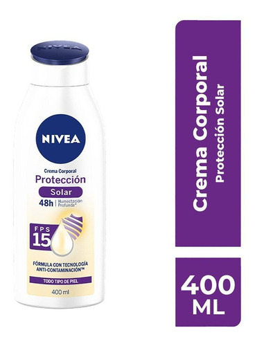 Nivea 400ml Proteccion Solar 15