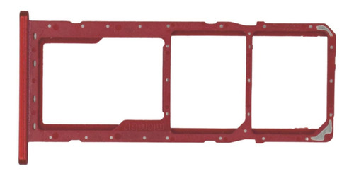 Gaveta Chip Bandeja Slot Sim Compatível Galaxy A01 (a015) Cor Vermelho