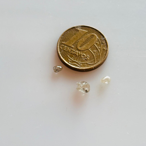 Diamante Bruto Natural Com 1,15 Quilates Branco