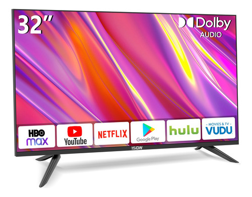 1sow® Smart Tv Pantalla 32 Pulgadas Android Tv Dolby Audio