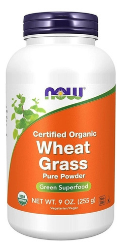 Wheat Grass, 255g Hierba De Trigo, Now,