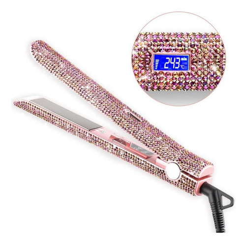 Diamante Profesion Plancha Cabello Hair Straightener 2 In 1 