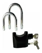 Comprar Candado Con Alarma Doble Aro Para Motos Bici Rejas Portones
