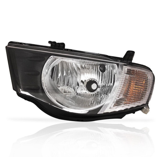 Imagem 3 de 6 de Par Farol L200 Triton 07 08 2009 2010 2011 12 Pisca Cristal
