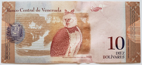 Imagen 2 de 2 de Billete Venezuela 10 Bolívares Marzo 2007 H8 Unc 1ra Emisión