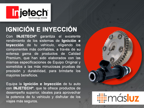 1) Inyector Combustible Corvette V8 5.7l 90/92 Injetech