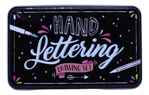 Hand Lettering Set Dibujo Marcadores Punta Pincel Lapiz 