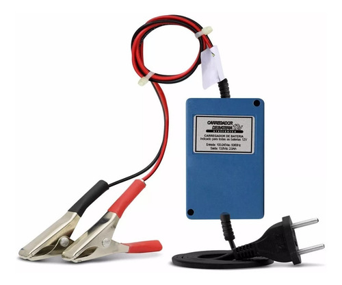 Imagem 3 de 3 de Carregador De Bateria Automotivo Automático 2a/h Voltimetro