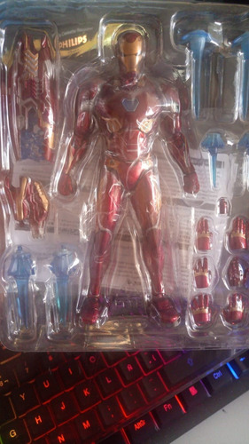 Imagen 4 de 7 de Figura Iron Man Mk50 Infinity War Articulable Shfiguarts