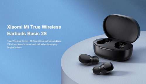 Auriculares in-ear gamer inalámbricos Xiaomi Mi True Wireless Earbuds Basic 2S TWSEJ07LS negro
