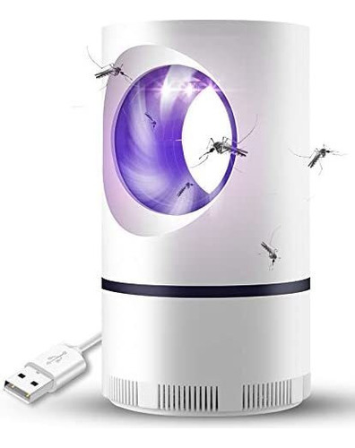 Lámpara Atrapadora De Insectos Para Interiores Con Trampa Pa