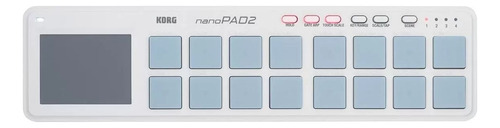 Controlador Midi Korg Nanopad2 Color Blanco