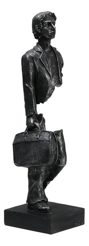 Estatua De Hombre, Adorno De Escritorio Coleccionable,