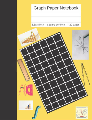 Libro: Graph Paper For Kids 1 Inch Squares: Quad Ruled, Grid