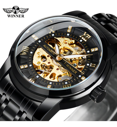 Reloj Mecánico T-Winner SLZg108 Negro