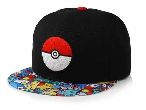 Gorro Jockey Pokemon Full Print Vicera + Bordado