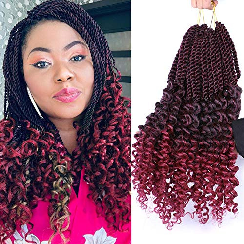 5 Packs/lot Senegalese Twist Crochet Hair Braids Zz15v