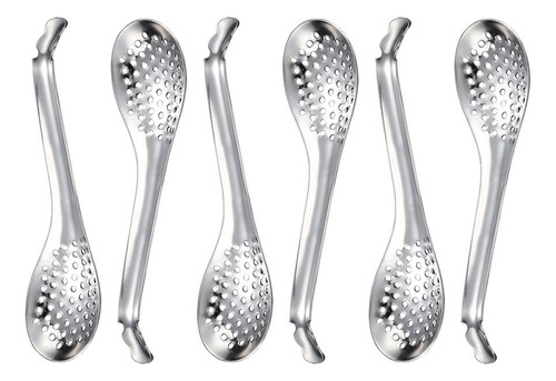 Cucharas Coladoras, 6 Unidades, Cucharas Ranuradas Para Cavi