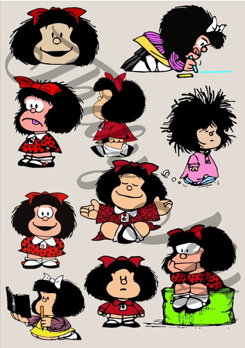 Mafalda Para Corte De Vinil 