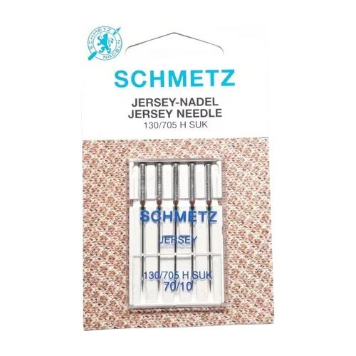 Agujas Schmetz Jersey 130/705 N° 70/10 Original X5 Unidades