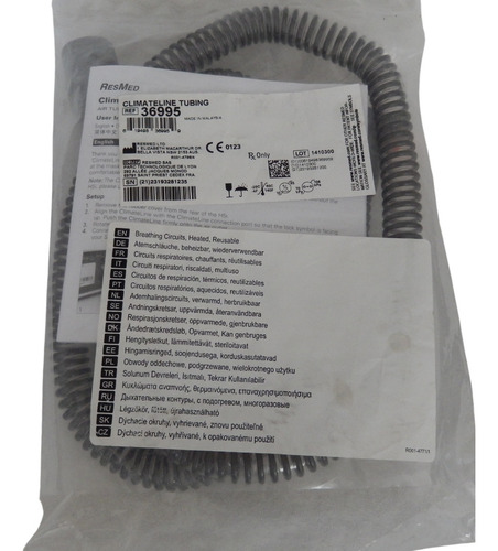 Resmed Climate Line Tubing Mod. 36995 Repuesto Manguera Cpap