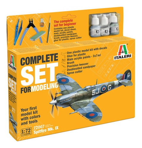 Spitfire Mk. Ix Model Set By Italeri # 72007 1/72